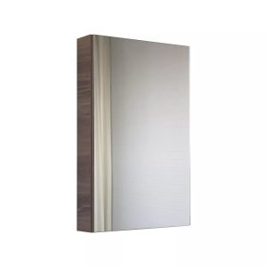 Шкаф зеркальный Comforty Дуэт 48,5 Дуб тёмно-коричневый 00-00017203CF