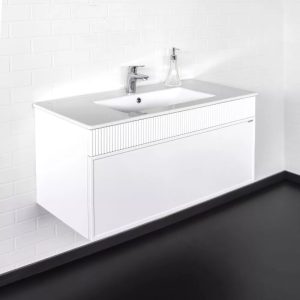 Тумба подвесная Comforty Мадрид 101 с раковиной 100E Белый матовый 00-00017864CF Тумба подвесная Comforty Мадрид 101 с раковиной 100E Белый матовый 00-00017864CF