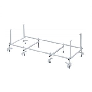 Каркас Santek Фиджи 150х75 со слив-переливом и креплениями 1.WH50.1.603