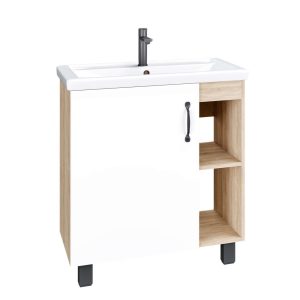 Тумба напольная Grossman Флай 70 Дуб сонома / Белый 107001 Тумба напольная Grossman Флай 70 Дуб сонома / Белый 107001