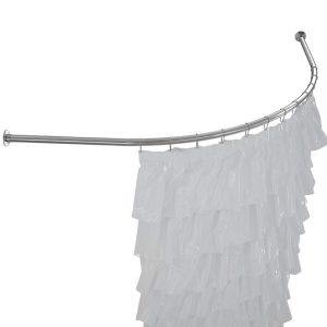 Карниз для ванны Aquanet Palau 140х140 Хром 157485