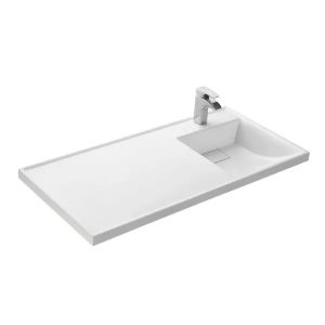 Раковина под стиральную машину Aquaton Лондри 105 правая Белый 1A72223KLH010