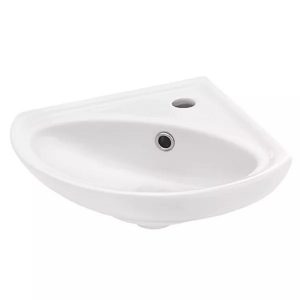 Раковина угловая Santek Ирис 44 Белый глянцевый 1WH110514