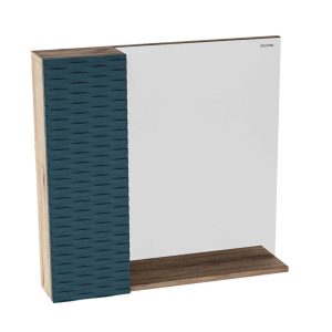 Шкаф зеркальный Grossman Альба 80 левый Веллингтон / Бриз 208005