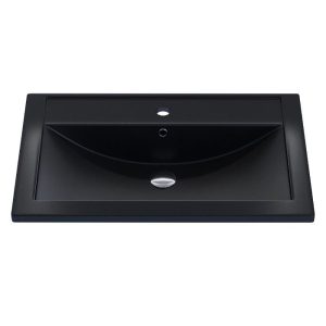 Раковина на мебель Uperwood Foster Quartz 70 Черный матовый 291030034