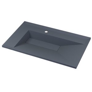 Раковина на мебель Uperwood Lotus Quartz 80 Бетон 29192031