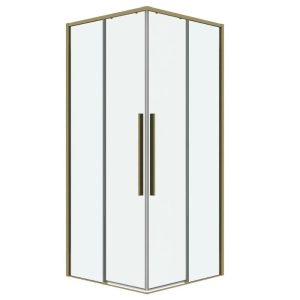 Душевой уголок Grossman Galaxy 110х70 Золото / Прозрачное 300.K33.01.1170.32.00