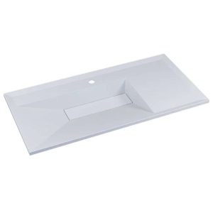 Раковина на мебель Uperwood Lotus 100 Белый глянцевый 35490000001