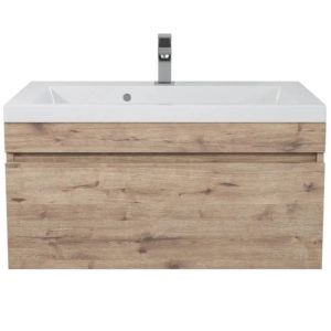 Тумба подвесная Uperwood Eva 74,5 с раковиной Крафт табачный 3930313471