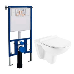 Инсталляции Loranto с унитазом Azario Pavia Белый глянцевый 4501+AZ-2142 Инсталляции Loranto с унитазом Azario Pavia Белый глянцевый 4501+AZ-2142