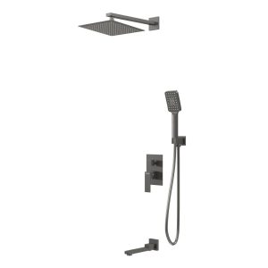 Душевая встройка Grossman Style с изливом Графит матовый 501.K35.05.420