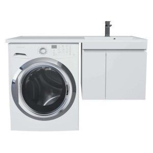Тумба подвесная Uperwood Magenta 45 под стиральную машину Белый матовый 5930205159