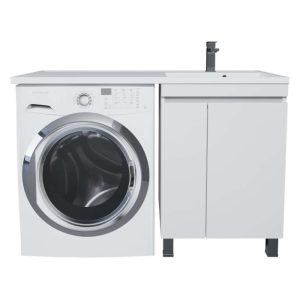 Тумба напольная Uperwood Magenta 45 под стиральную машину Белый матовый 5930205165 Тумба напольная Uperwood Magenta 45 под стиральную машину Белый матовый 5930205165