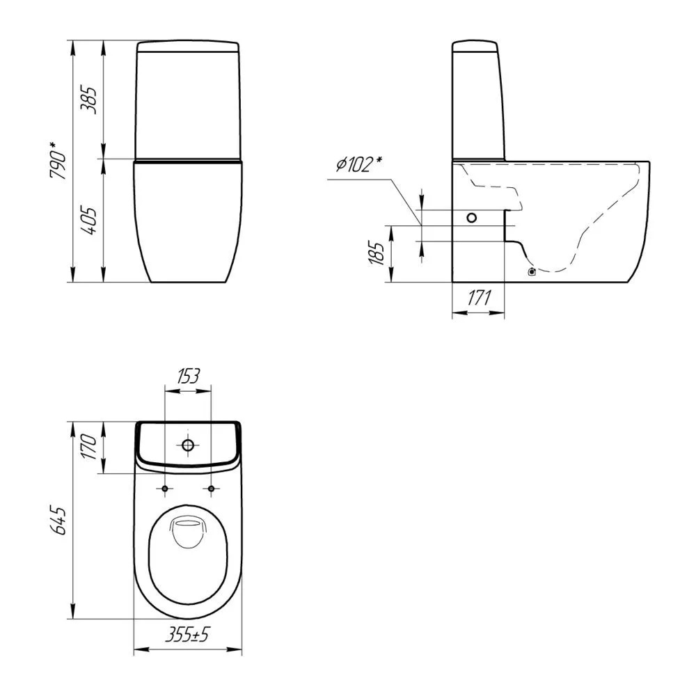 Унитаз-компакт Cersanit Moduo Vortex Белый глянцевый 69192 Унитаз-компакт Cersanit Moduo Vortex Белый глянцевый 69192 — изображение 5