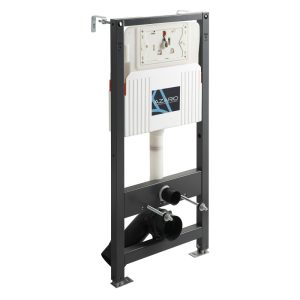 Инсталляция Azario New для скрытого монтажа унитаза с возможностью подключения безконтактной клавиши смыва AZ-510A