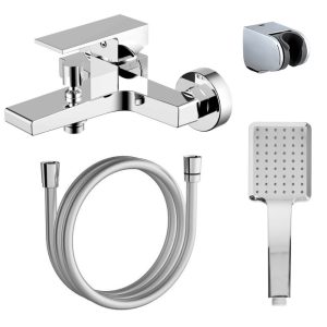 Смеситель для ванны Azario Eddie Хром глянцевый AZ-WQY238207C