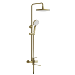 Душевая система Belz B812 с изливом Золото матовое B24812-5