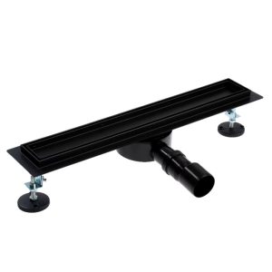 Душевой лоток Tim Bad 80 под плитку Черный матовый BAD558002