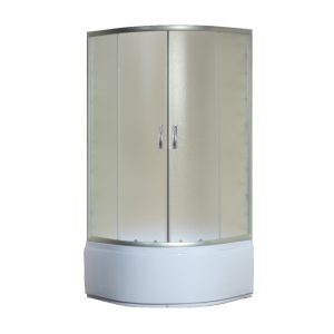 Душевой уголок Loranto Sunway 100х100 с поддоном Сатин / Матовое CS-8030S 100*100*195