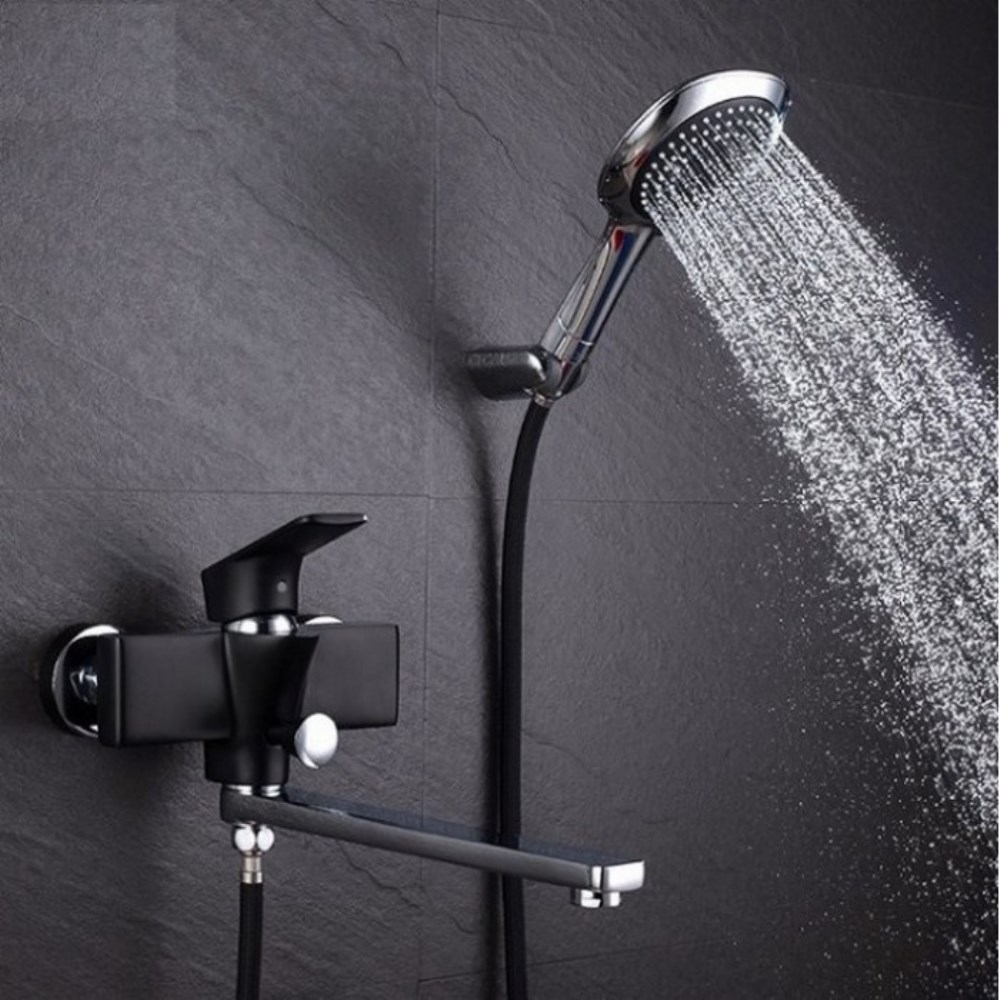 Смеситель для ванны D&K Berlin-Technische Черный / Хром DA1433315 Смеситель для ванны D&K Berlin-Technische Черный / Хром DA1433315 — изображение 3