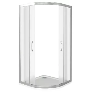 Душевой уголок Bas Latte 120х185 Хром / Прозрачное