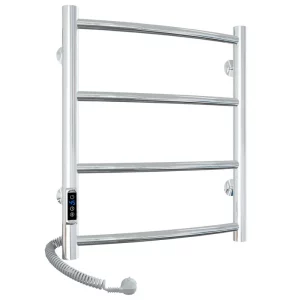 Полотенцесушитель электрический Laris Классик П4 50х40 левый Хром глянцевый 73207640