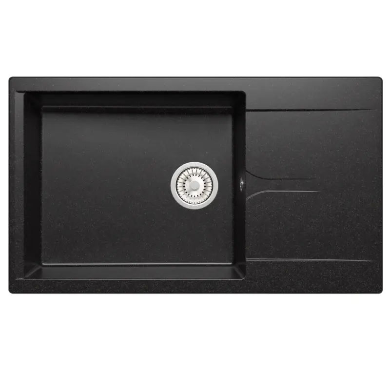 Мойка кухонная Polygran Gals 86,2 444591 Черный матовый Мойка кухонная Polygran Gals 86,2 444591 Черный матовый