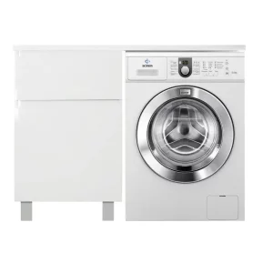 Тумба напольная Эстет Dallas Luxe под стиральную машину 115 с раковиной Белый ФР-00002298