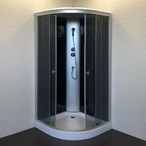 Душевая кабина Comforty 304 90х90 Хром / Тонированное 304