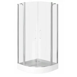 Душевой уголок Bas Pandora 100х185 Хром / Прозрачное