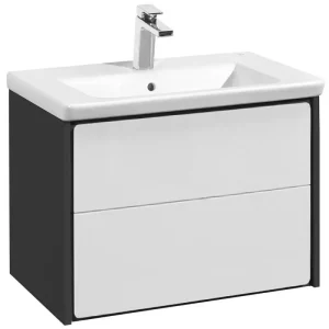 Тумба подвесная Roca Ronda 60 Белый глянцевый / Антрацит ZRU9302963