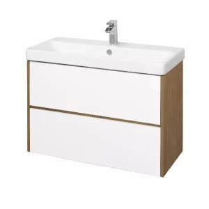 Тумба подвесная с раковиной Aquaton Сканди 88,2х42,7 белый/дуб рустикальный 1A2519K0SDZ90 Тумба подвесная с раковиной Aquaton Сканди 88,2х42,7 белый/дуб рустикальный 1A2519K0SDZ90