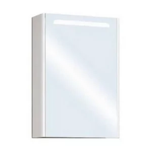 Шкаф зеркальный Aquaton Сильва 50 дуб полярный 1A215502SIW7L