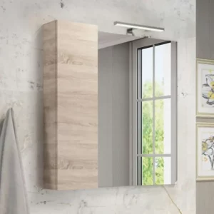 Шкаф зеркальный Comforty Тромсе 80 Дуб 00004142222CF