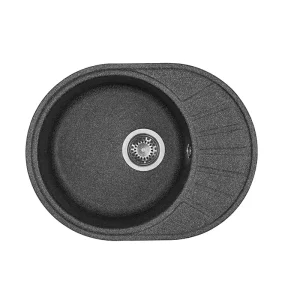 Мойка кухонная Aquaton Чезана 57 Графит 1A711232CS210