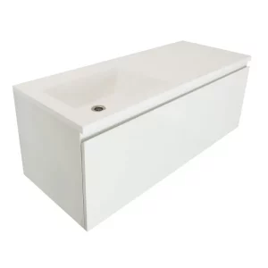 Тумба подвесная Эстет Dallas Luxe  115 с раковиной Белый ФР-00002302