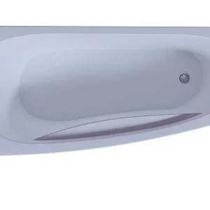 Ванна акриловая Aquatek Пандора 160х75 (каркас + слив-перелив + экран) левая Белый PAN160-0000038