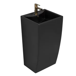 Раковина напольная Azario Comella 48х42 Черный матовый AZ-314MB