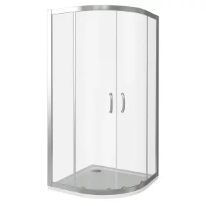 Душевой уголок Bas Infinity 90х185 Хром / Прозрачное