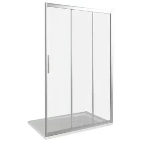 Душевая дверь Bas Orion 110х185 Хром / Грейп