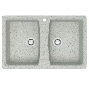 Мойка кухонная Azario Elmas 78х50 Серый CS00078335
