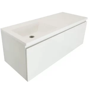 Тумба подвесная Эстет Dallas Luxe  120 с раковиной Белый ФР-00001932