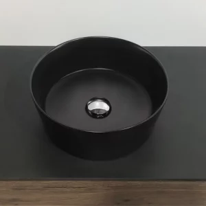 Раковина накладная Comforty 103 35,8х35,8 Черный матовый 4148755