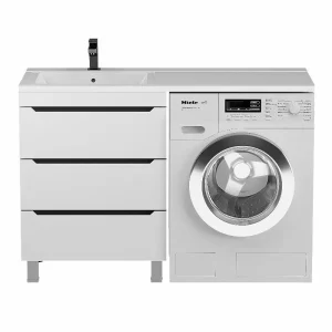 Тумба напольная Uperwood Tanos 60 без раковины Белый / Графит Тумба напольная Uperwood Tanos 60 без раковины Белый / Графит