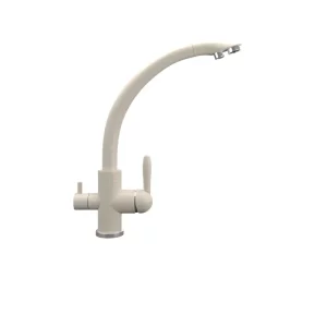 Смеситель для кухни Ulgran Quartz с подключением к фильтру UQ-017-02 Лён