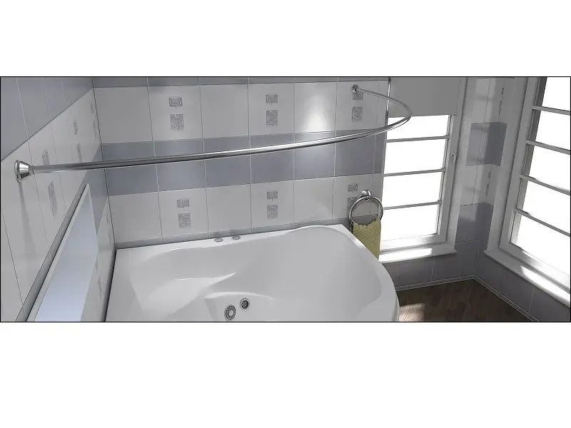 Карниз BAS Капри 170х95Хром КО00278 Карниз BAS Капри 170х95Хром КО00278 — изображение 2