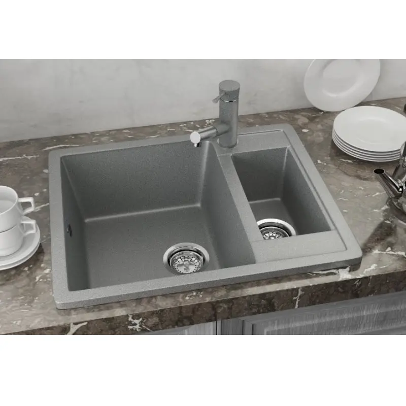 Мойка кухонная Ulgran Classic 60 U-106-342 Графитовый Мойка кухонная Ulgran Classic 60 U-106-342 Графитовый — изображение 2