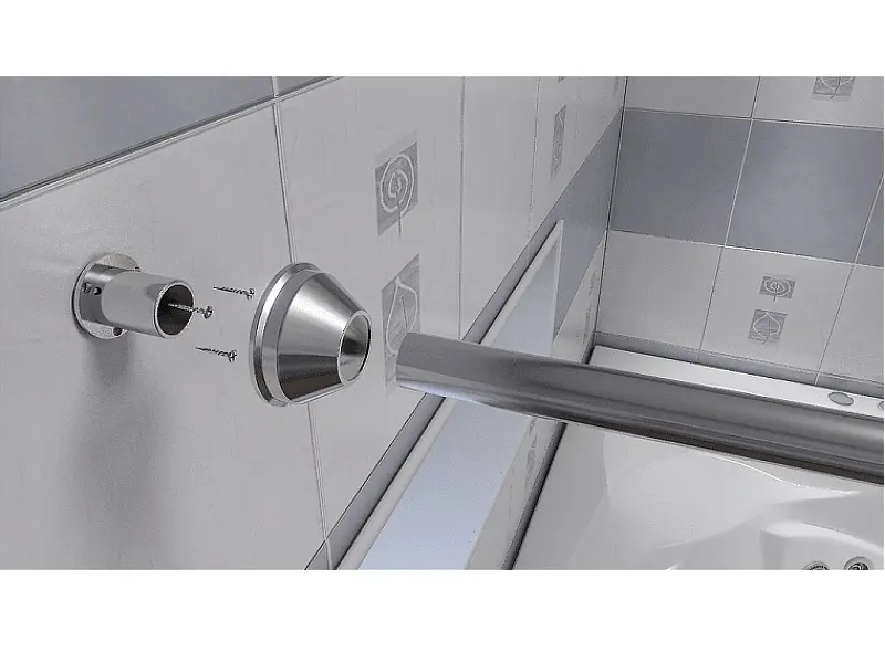 Карниз BAS Прямой 190 Хром КЗ00013 Карниз BAS Прямой 190 Хром КЗ00013 — изображение 2