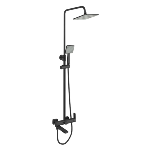 Душевая система Fmark FS87 с изливом Черный матовый FS8745-22H