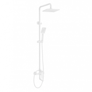 Душевая система Gross aqua Dyno с изливом Белый матовый GA9009SMD07MW